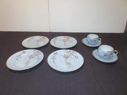 Set Of (8) Hand Painted Japan Ceramic China - W