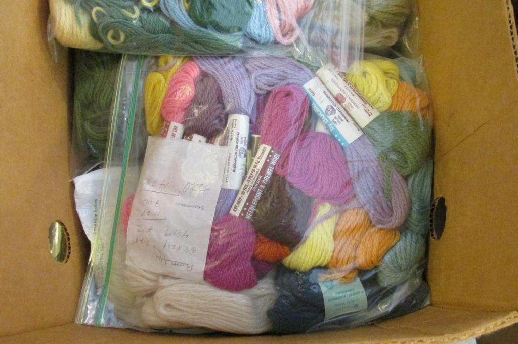 (6) Boxes of Yard & Embroidery Thread  - G