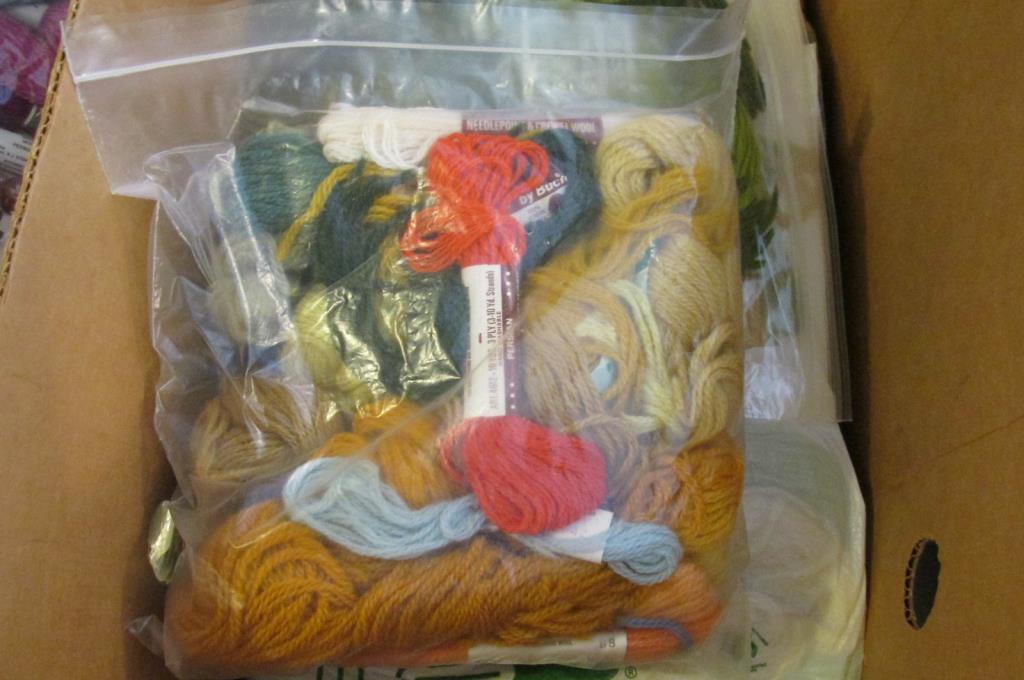 (6) Boxes of Yard & Embroidery Thread  - G