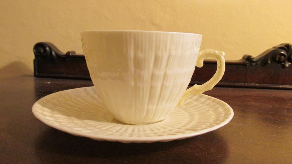 (4) Beleek Cups & Saucers - DR