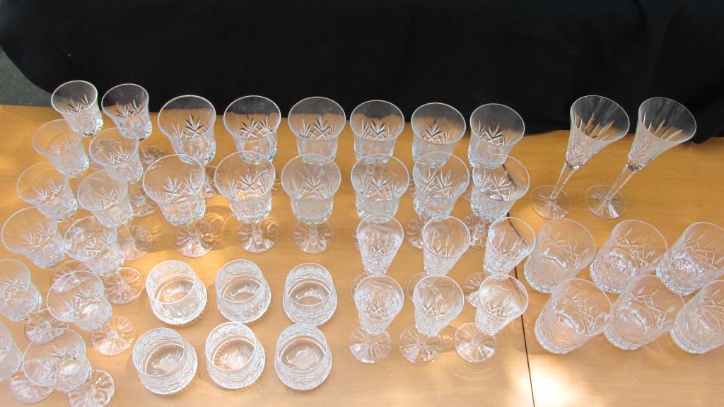 Set Of (44) Waterford Crystal Drinkware - G