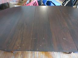 Antique Wood Dining Room Table - DR