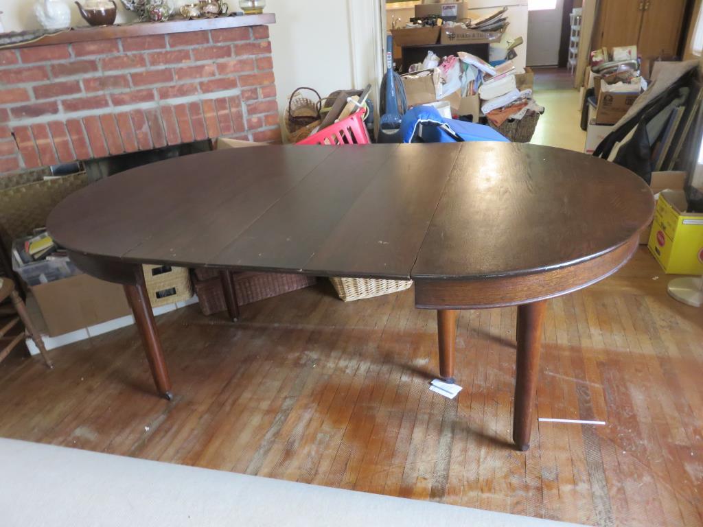 Antique Wood Dining Room Table - DR