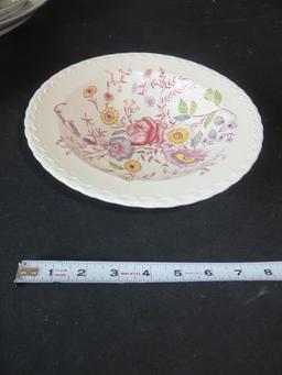 16-Piece Vernon Kilns Handpainted Chintz China Set - DR