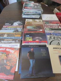 Large Collection Vintage Country & Western Albums - DR