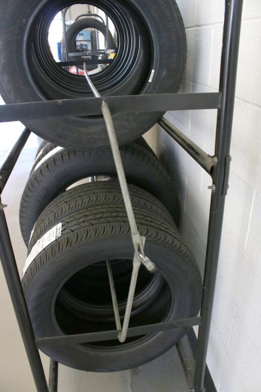 Metal Tire Rack - D