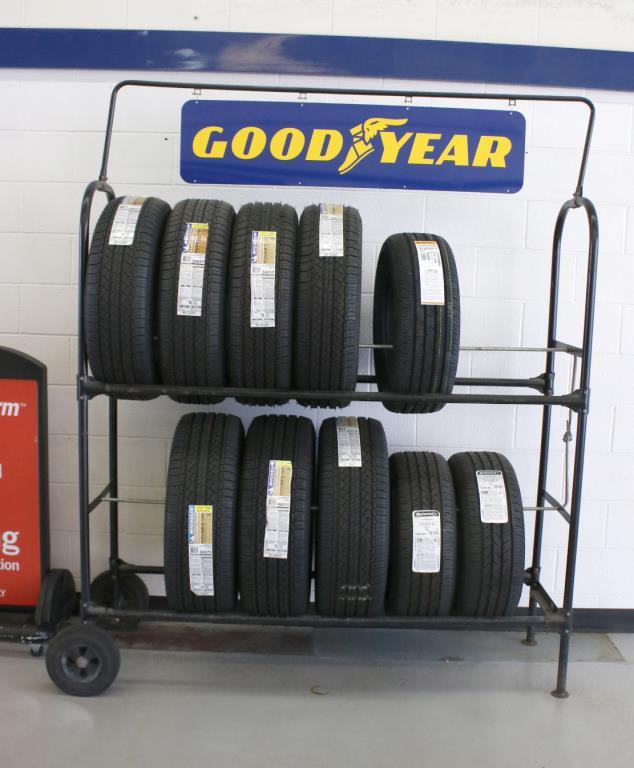 Metal Tire Rack - D