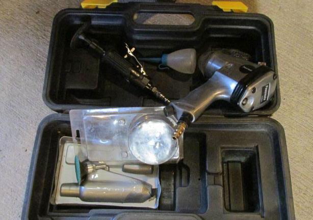 Air Stream Mini Die Grinder & Powermate Pneumatic Impact Wrench - B