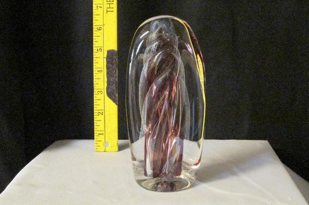 1994 Brian Lonsway Signed Glass Art  - K