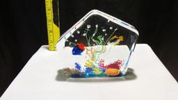 Murano Glass Aquarium Scene - K