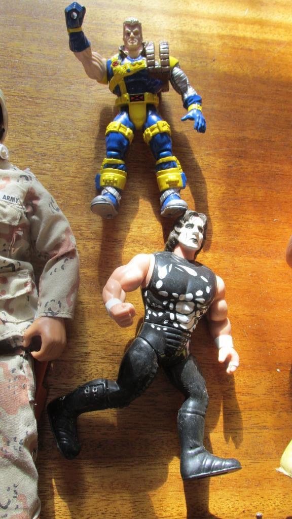 (4) G.I. Joe Action Figures With Assorted Wrestling Figures - B1