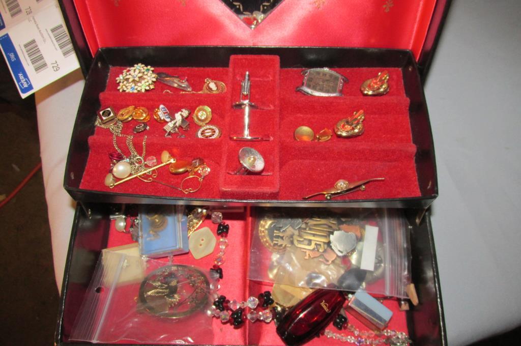 Jewelry Box With Misc. Jewelry