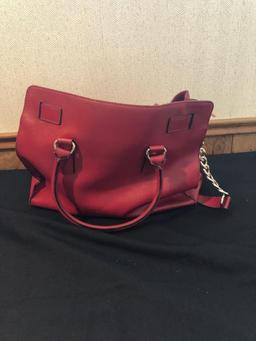 Red Michael Kors Purse