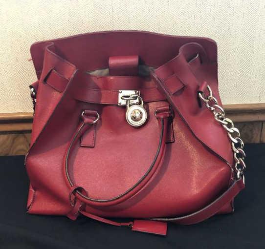 Red Michael Kors Purse