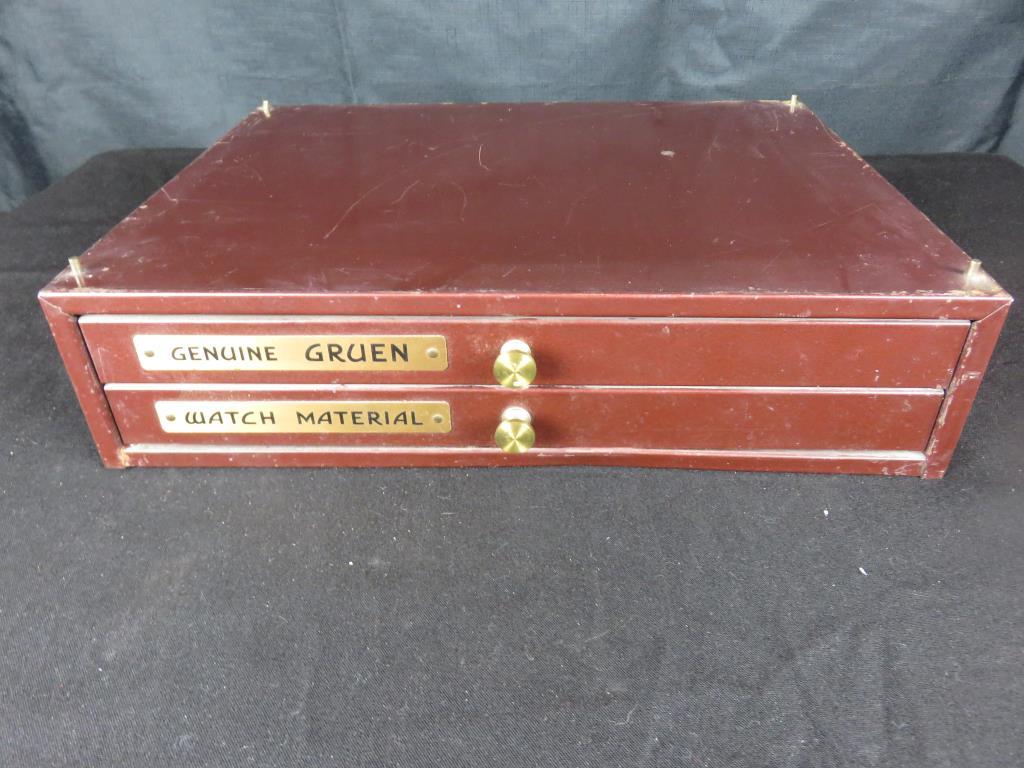 Genuine GRUEN Watch Makers Cabinet