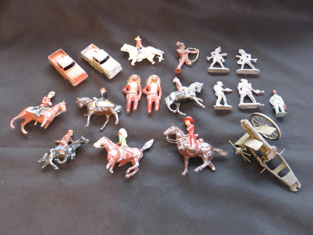 (18) Antique Metal Toys