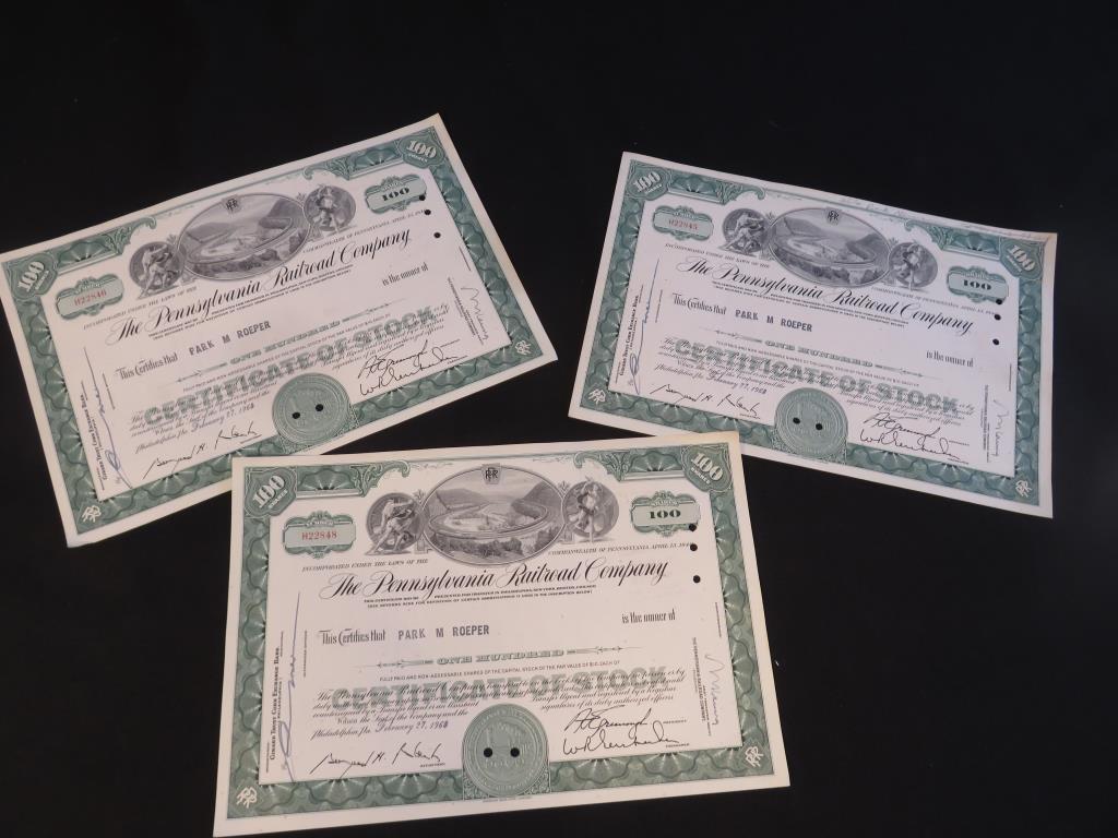 (99) Stock Certificates