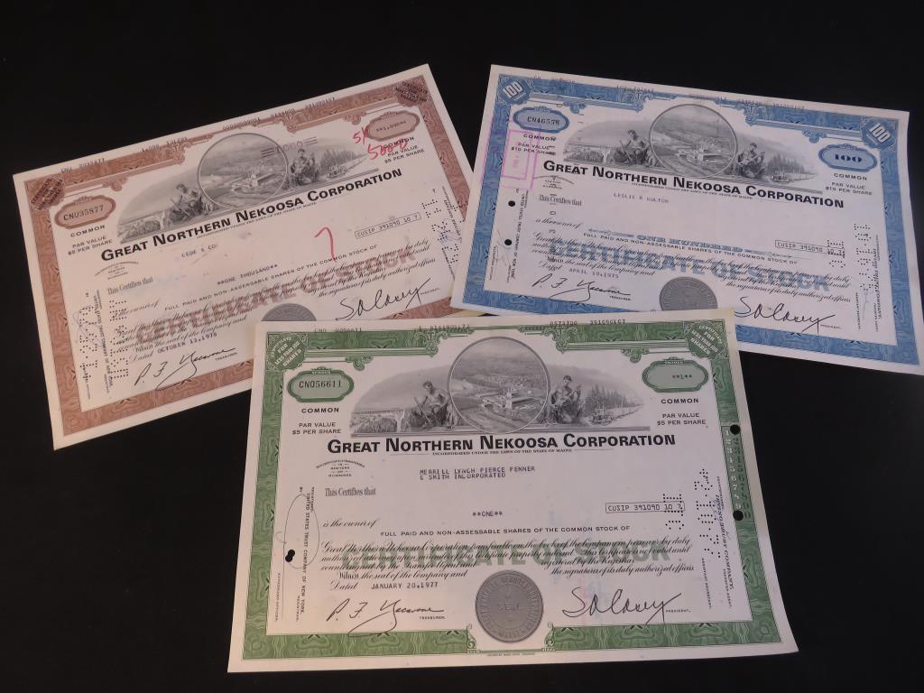 (99) Stock Certificates