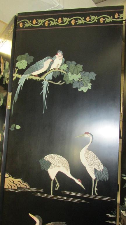 4-Piece Folding Oriental Screen - BSM2