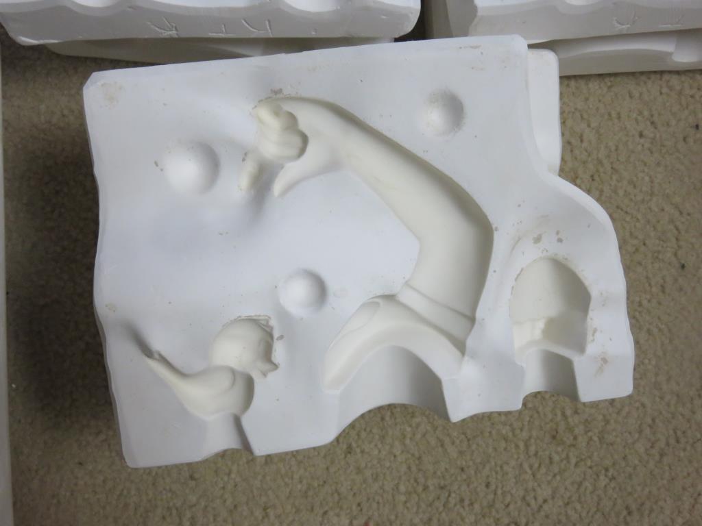 (6) Special Edition Jiminy Cricket, Bambi, Squirrel And Panda Molds - FRM
