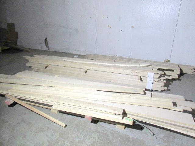 Pallet Of White Oak Casket Lids