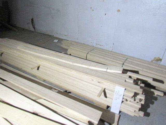 Pallet Of White Oak Casket Lids