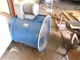Air Flow Exhaust Fan and Tube For Paint Booth