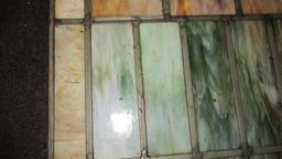 (2) Rectangular Panes Of Leaded Stained Glass - L