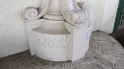 Wall Painted Cast Iron Fountain - A