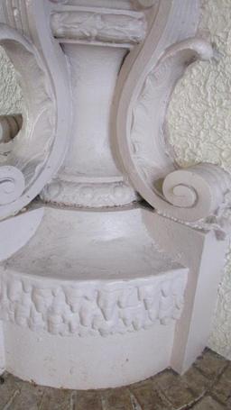 Wall Painted Cast Iron Fountain - A