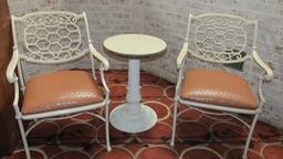 (2) Chairs & Table - A