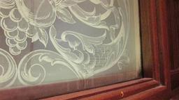 Frosted Etched Glass Wall Insert - Ml