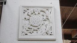 Wood Wall Medallion - A