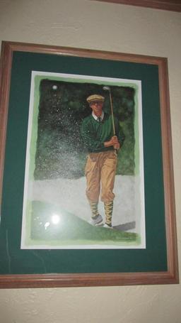 Pair Of Golf Prints - Ccr