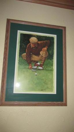 Pair Of Golf Prints - Ccr