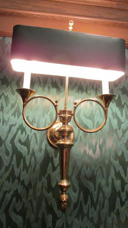 (8) Fox Hunt Horn Sconces - Eh