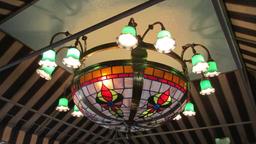 Hanging Leaded Stained Glass Light - Dcce