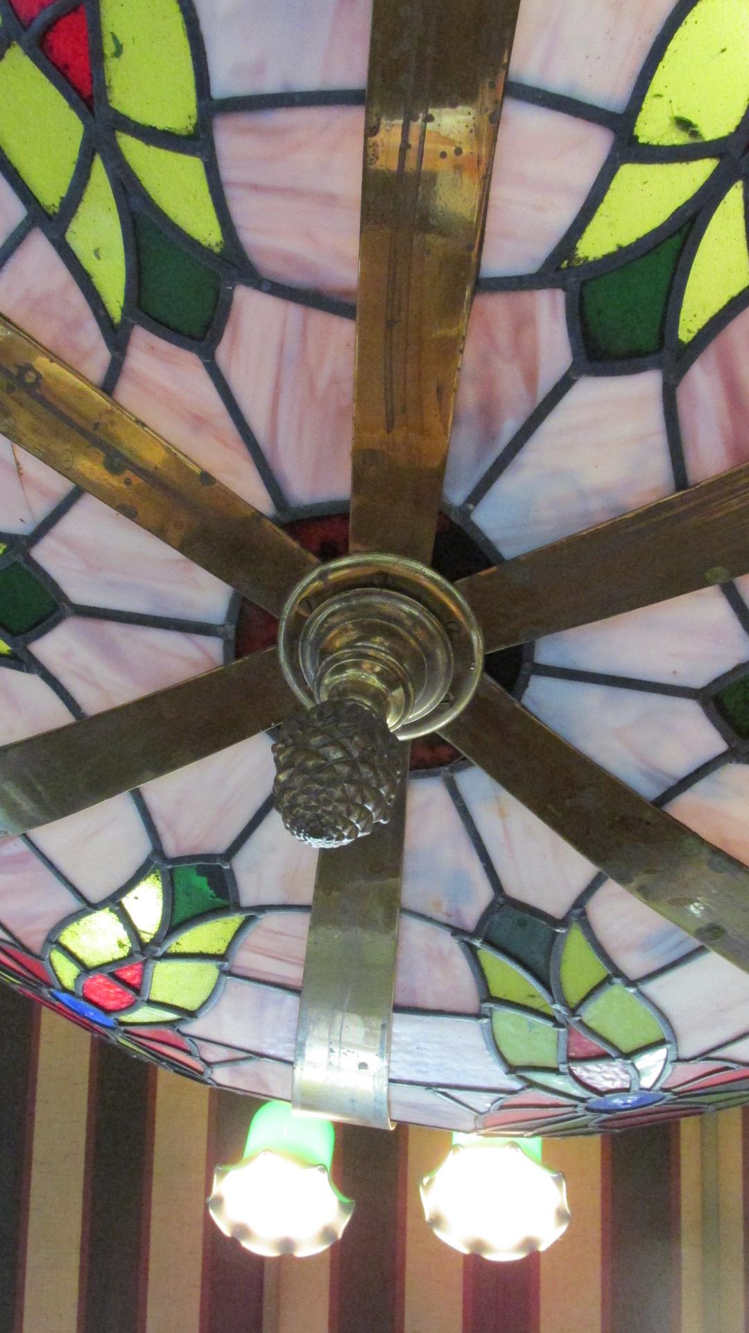 Hanging Leaded Stained Glass Light - Dcce