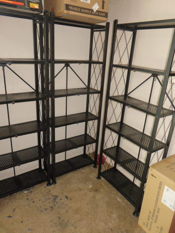 (3) Metal Shelves-L