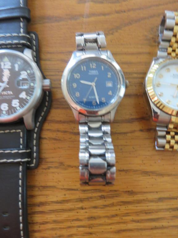 (5) Watches, And (1) Chain-LR