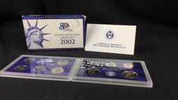 2002 United States Mint Proof Set-W