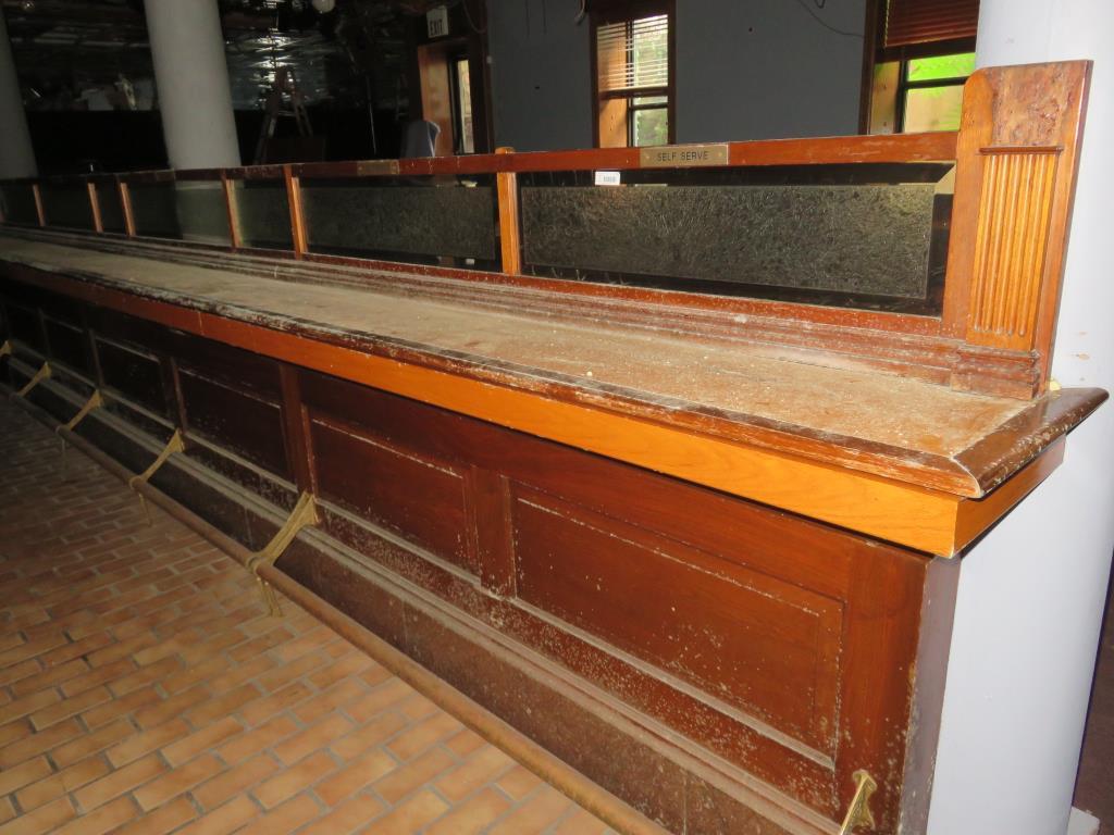 I - Self Serve Counter With Brass Foot Rail