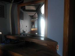 I - Private Oak Bar With Back Bar & Sinks