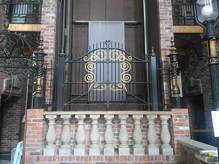 F - Cast Iron Entry Gates & Ornate Posts