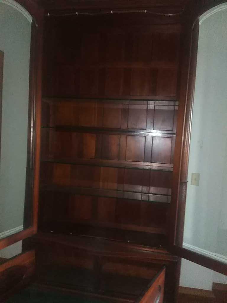 CU - Large Mahogany Wall Display Case