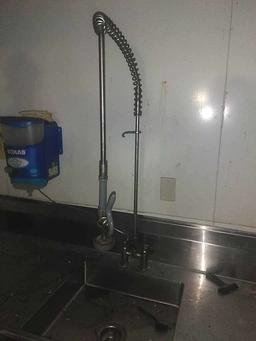 C2 - E - Stainless Steel Sink with Faucet Corning Unit