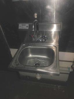 C2 - E - NSF Wall Mounted Stainless Sink