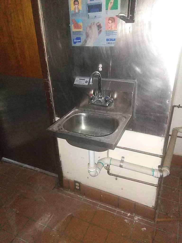 C2 - E - NSF Wall Mounted Stainless Sink