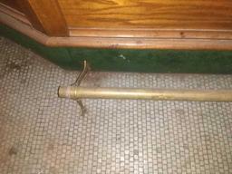 C - Bar with Brass Rails Stools Refrigerators Taps