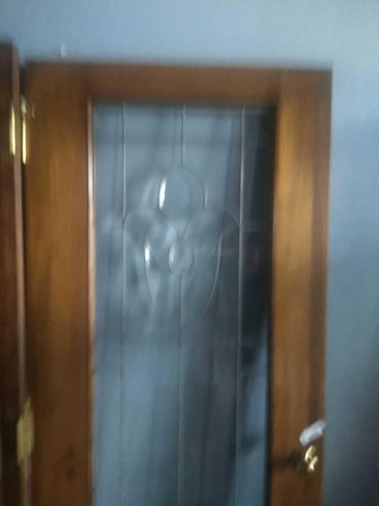 G - Leaded Beveled Glass Oak Door